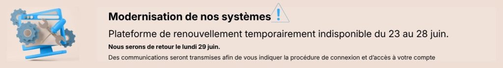 Modernisation de nos systèmes