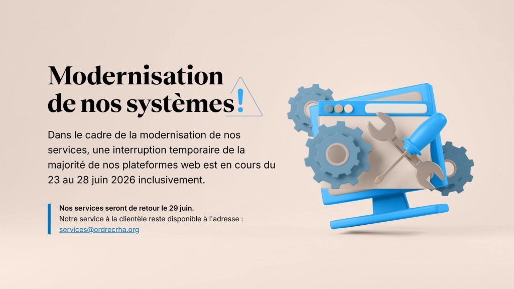 Modernisation de nos systémes